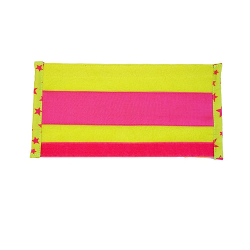 Nasenschoner giftgrün/pink/stars WB - Biniebo