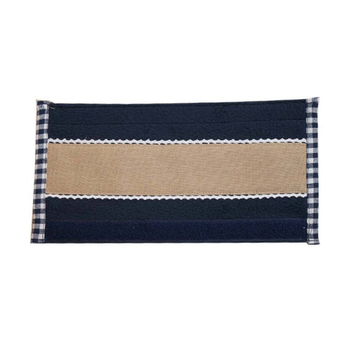 Nasenschoner navy/beige/kariert WB - Biniebo