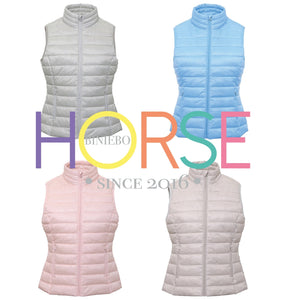 Steppweste PASTEL - HORSE RAINBOW - Biniebo